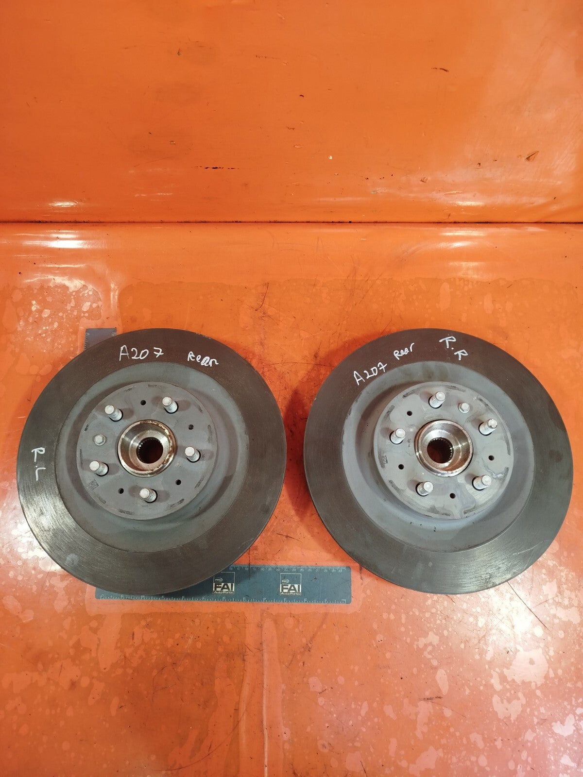 ✅2024 TESLA MODEL 3 LONG REAR BRAKE DISC PAIR 1188632-00-C + WARRANTY A207 - Image 2