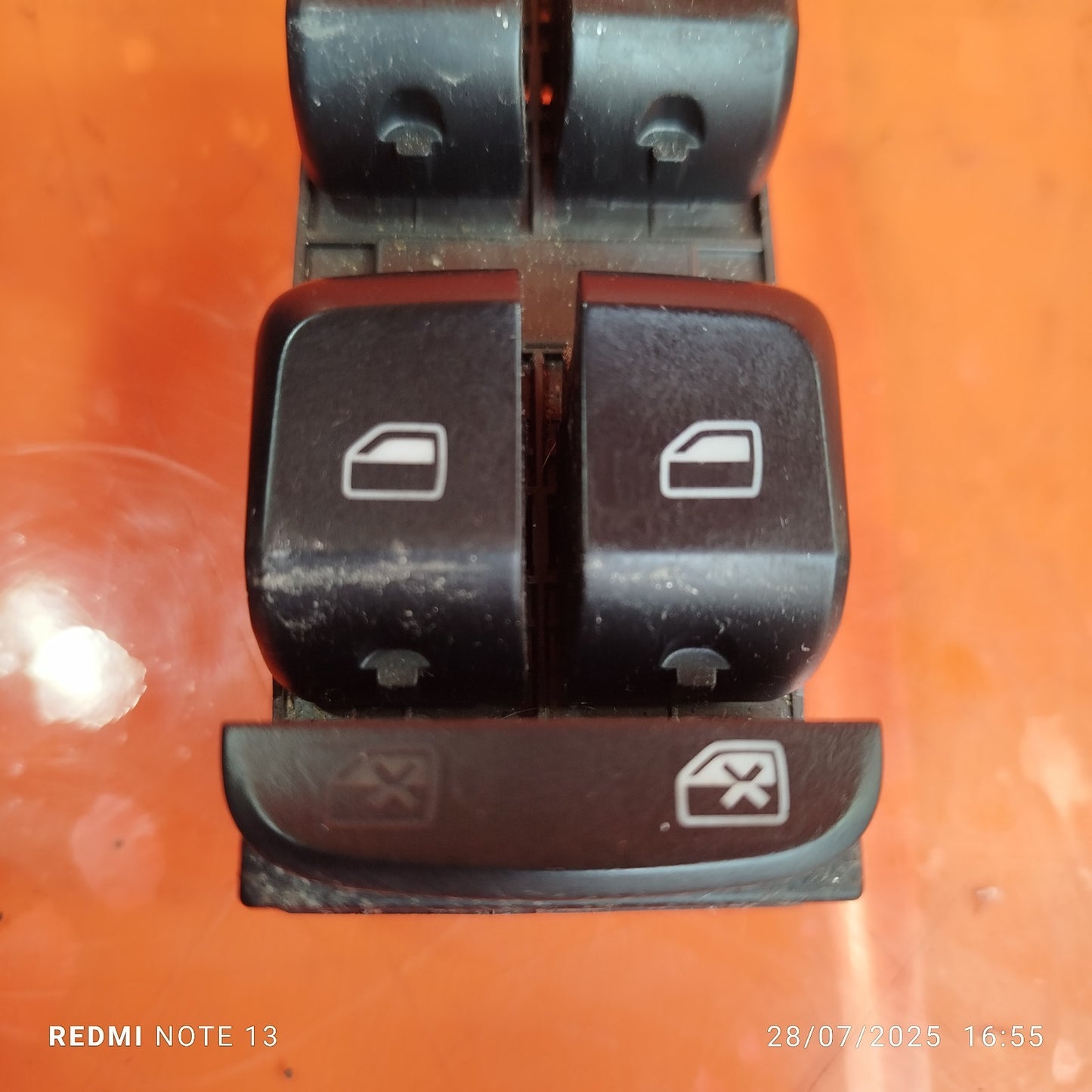 ✅AUDI Q5 S LINE 2.0 DIESEL 2012 FRONT RIGHT WINDOW REGULATOR SWITCH 8K0959851D - Image 6