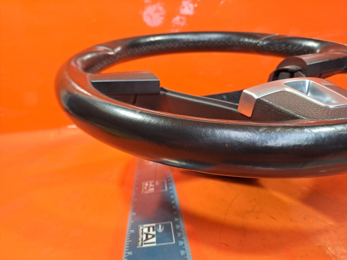 2015 VW TRANSPORTER T30 HIGHLINE 2.0D STEERING WHEEL 7E0419091K + WARRANTY A215 - Image 3