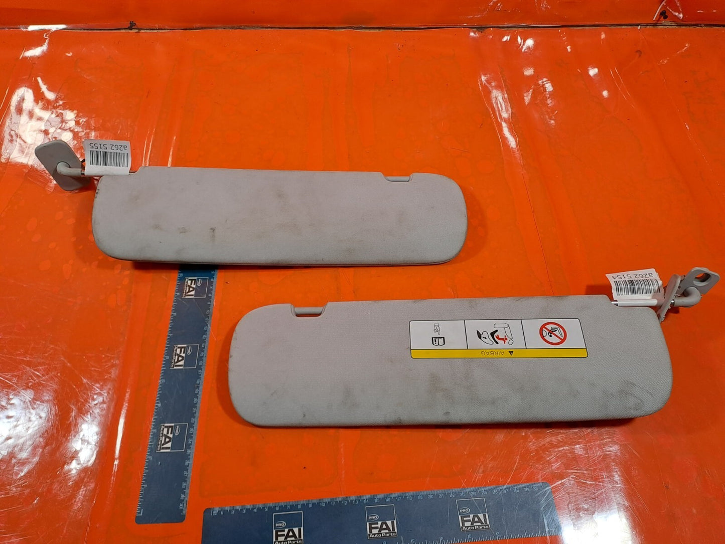✅2020 TESLA MODEL 3 LEFT & RIGHT SUN VISOR PAIR 1088738-21-I + WARRANTY A262 - Image 1
