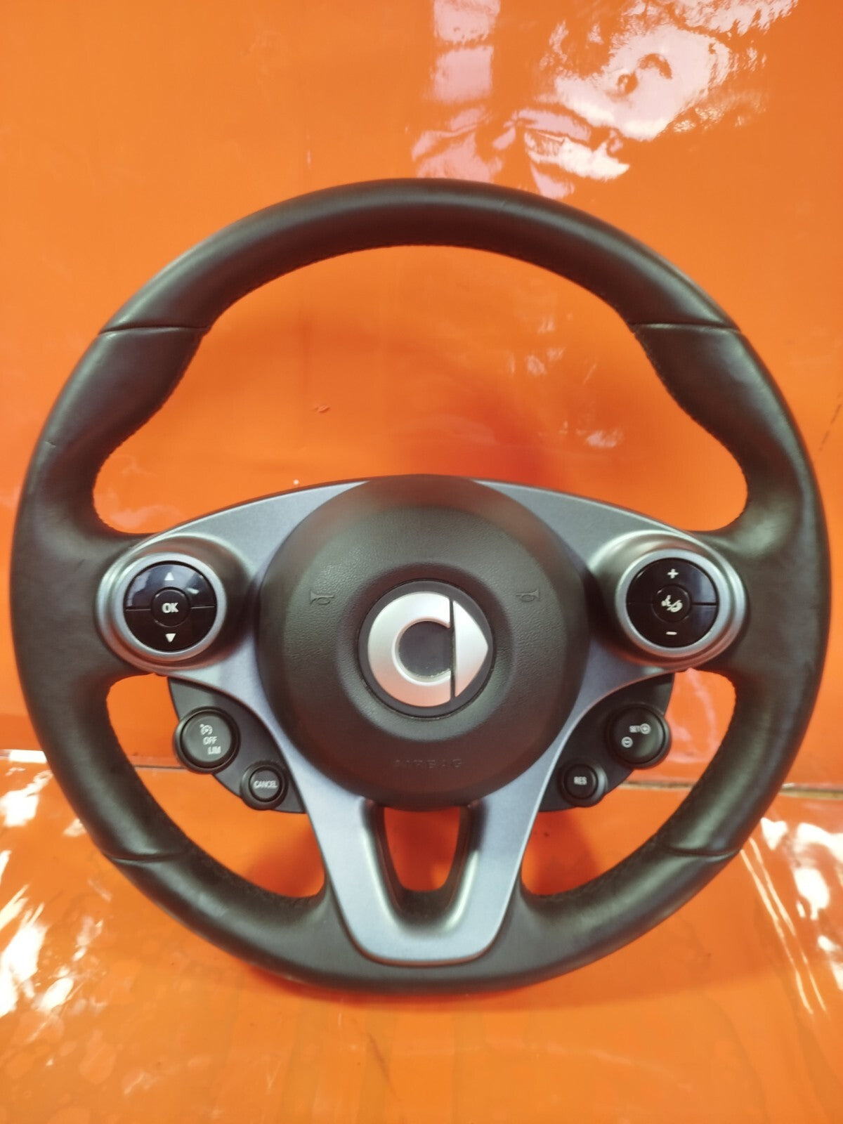 ✅SMART EQ FORFOUR 2020 MULTIFUNCTION LEATHER STEERING WHEEL Warranty A263 - Image 2