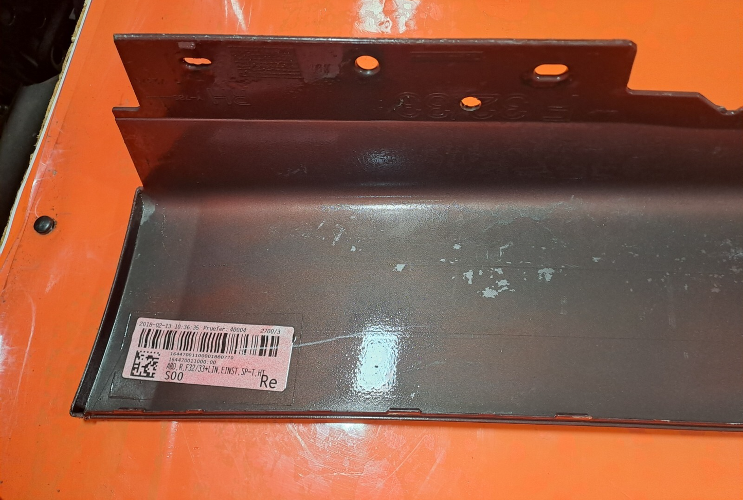 ✅BMW 4 SERIES F32 F33 RIGHT SIDE SILL SKIRT RED 7285786 + WARRANTY xAA - Image 11