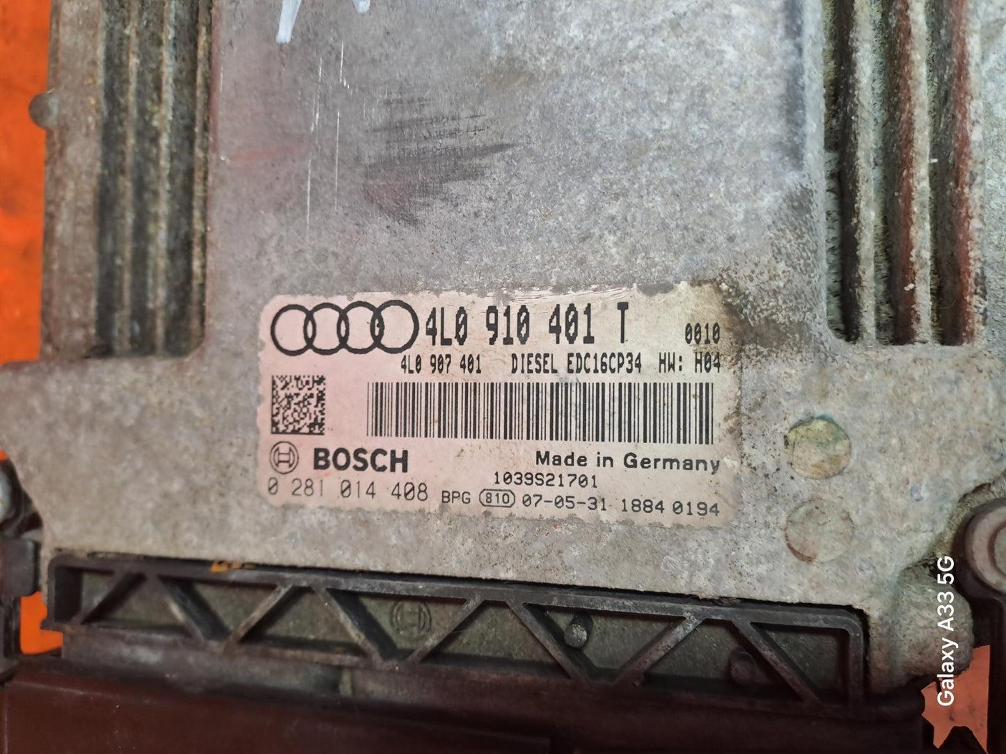 ✅AUDI Q7 S LINE 3.0 DIESEL 2007 ENGINE CONTROL MODULE ECU 4L0910401T Warranty - Image 6