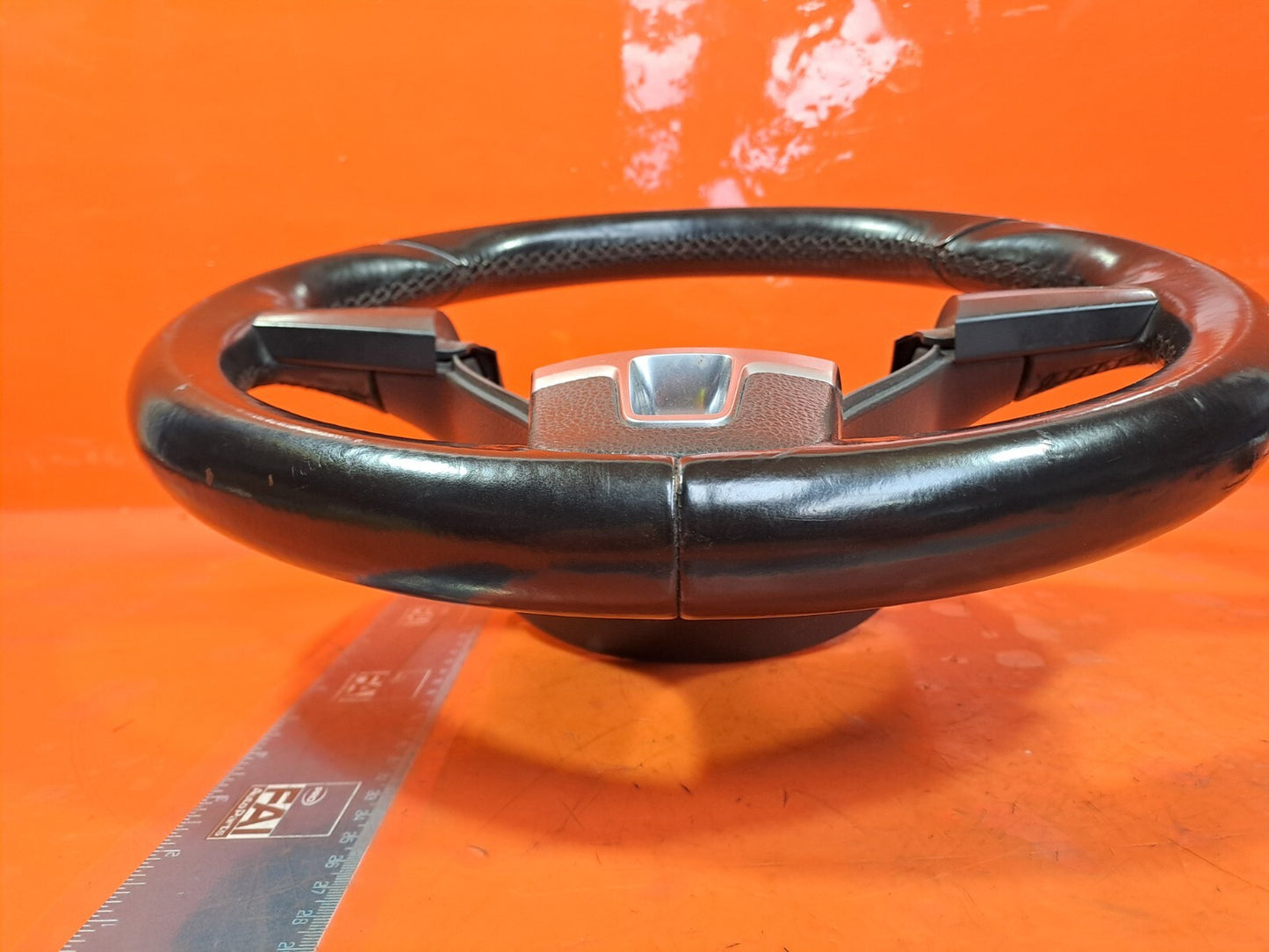 2015 VW TRANSPORTER T30 HIGHLINE 2.0D STEERING WHEEL 7E0419091K + WARRANTY A215 - Image 2