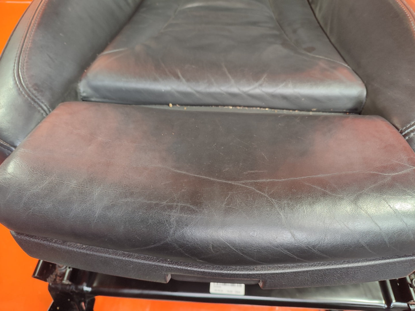 ✅AUDI Q7 S LINE 3.0 DIESEL 2009 FRONT LEFT LEATHER SEAT Warranty A300 - Image 2
