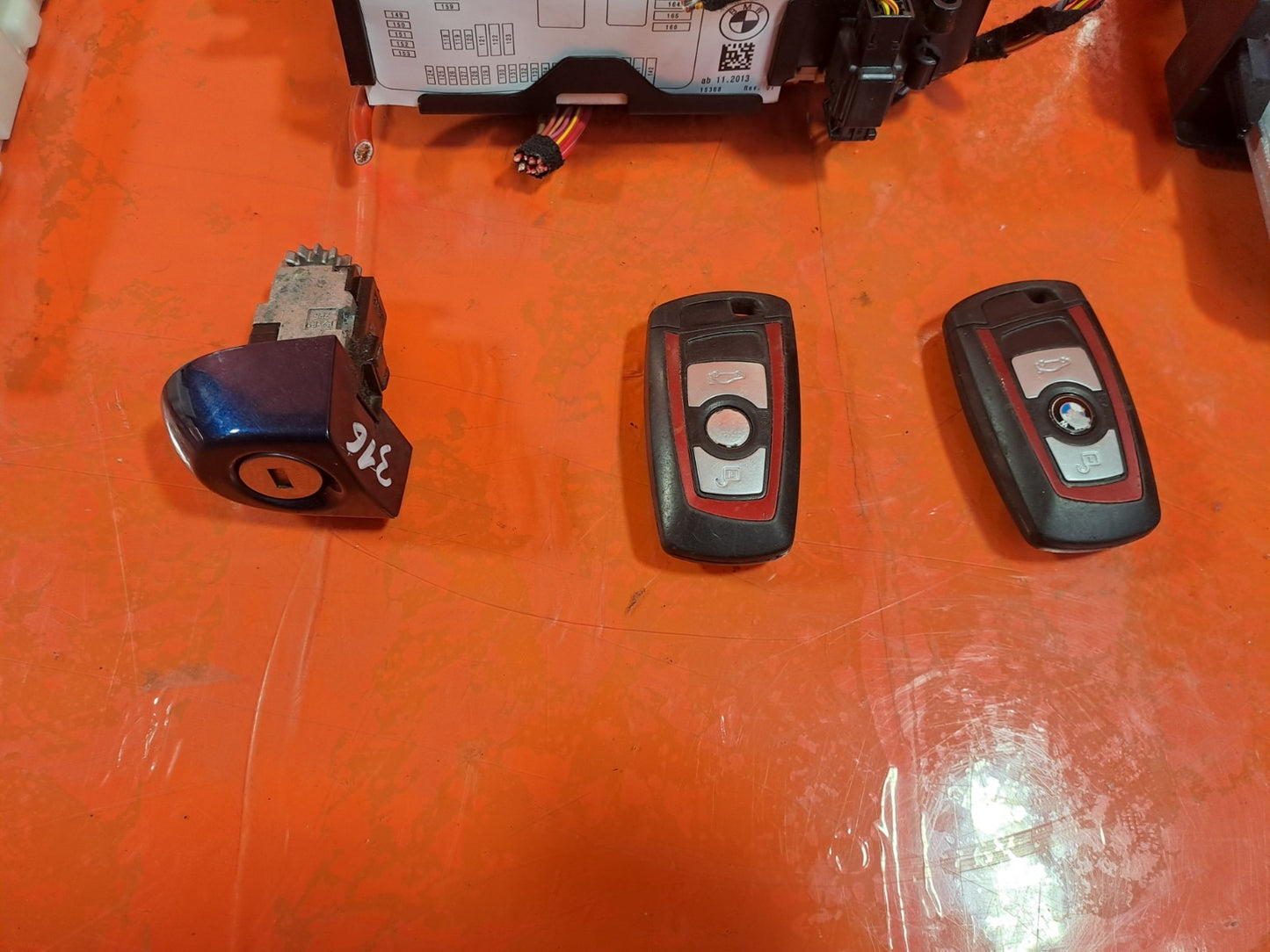 ✅2015 BMW 1 Series Sport F20 Engine ECU Lock Set with Key 8587952 +Warranty A316 - Image 12