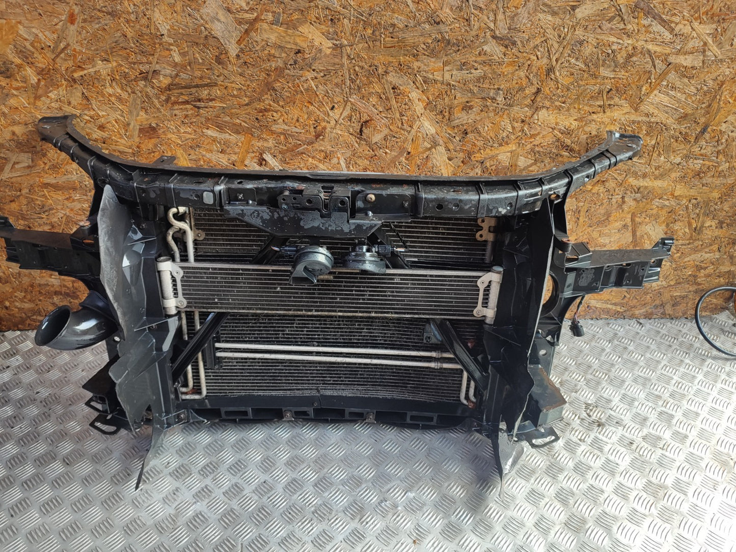 ✅2009 AUDI Q7 4L S LINE RAD RADIATOR PACK WITH SLAM PANEL 7L6121253B + WARRANTY - Image 1