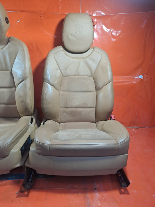 ✅PORSCHE CAYENNE V6 3.6 PETROL 2010 FRONT SEATS PAIR Warranty A268 - Image 2