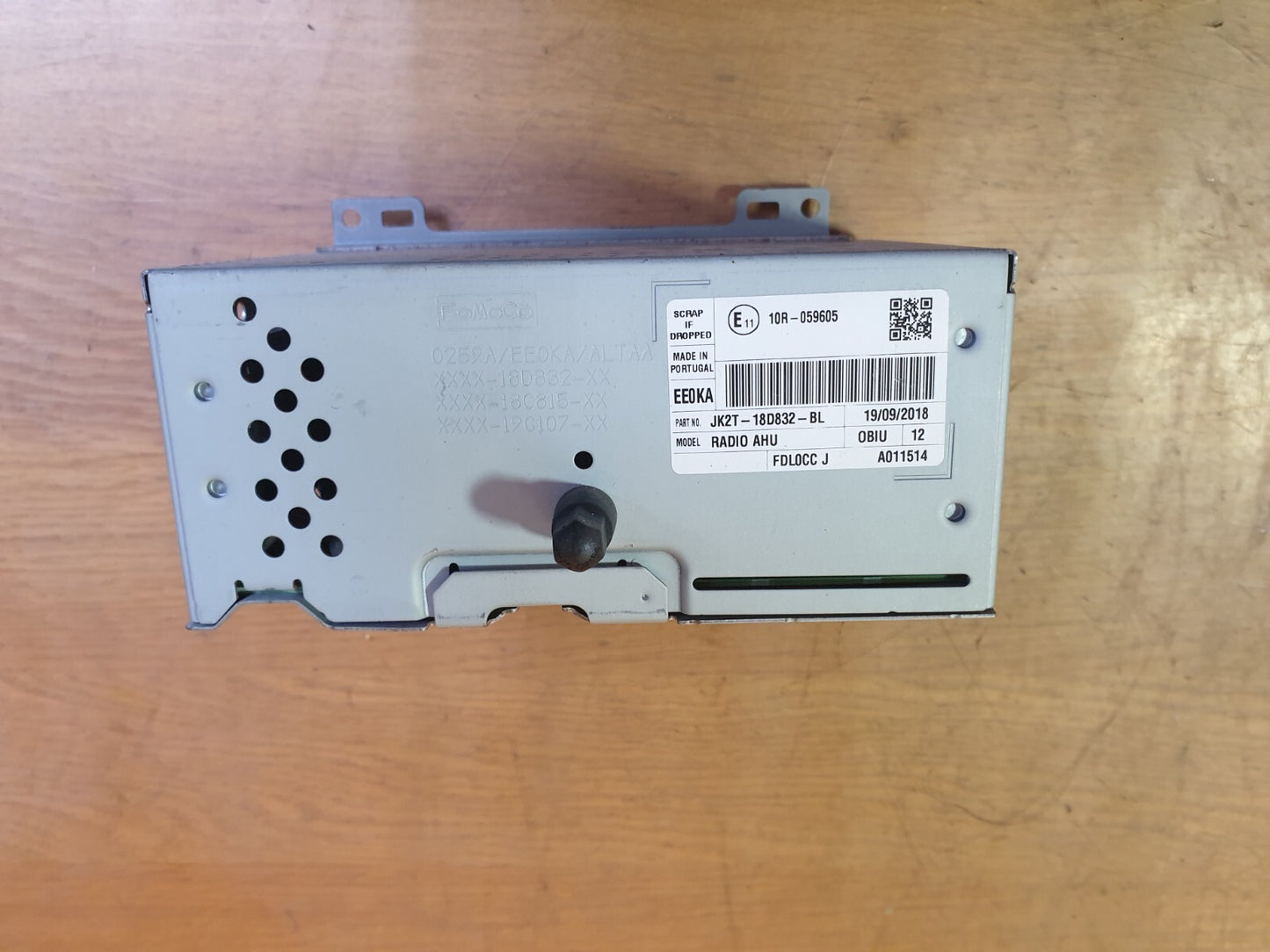 ✅2018 FORD TRANSIT CUSTOM V362 RADIO STEREO HEAD UNIT JK2T-18D832-BL + WARRANTY - Image 9