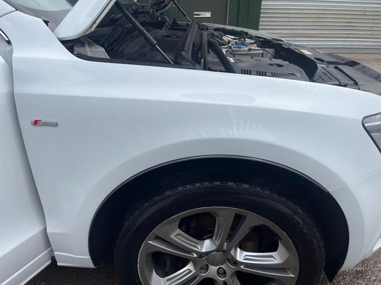 ✅2012 AUDI Q5 8R S LINE FRONT RIGHT WING FENDER PANEL WHITE S9R + WARRANTY A276 - Image 1