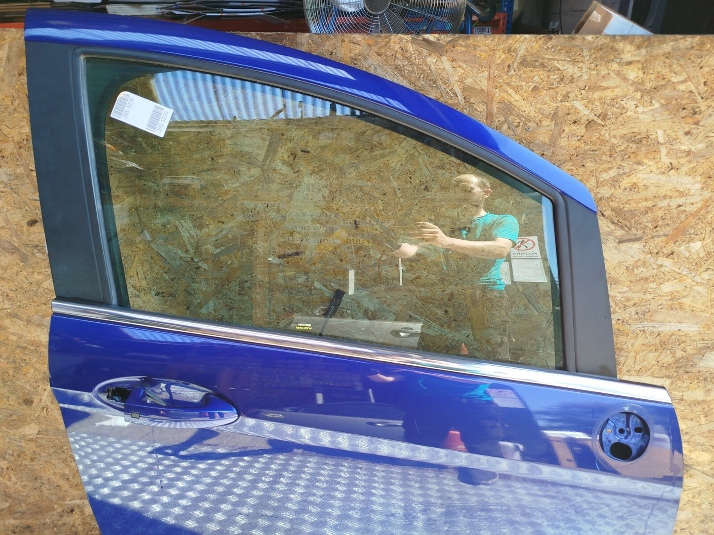 ✅FORD B-MAX TITANIUM 1.0 PETROL 2014 FRONT RIGHT DOOR BARE BLUE Warranty A285 - Image 2