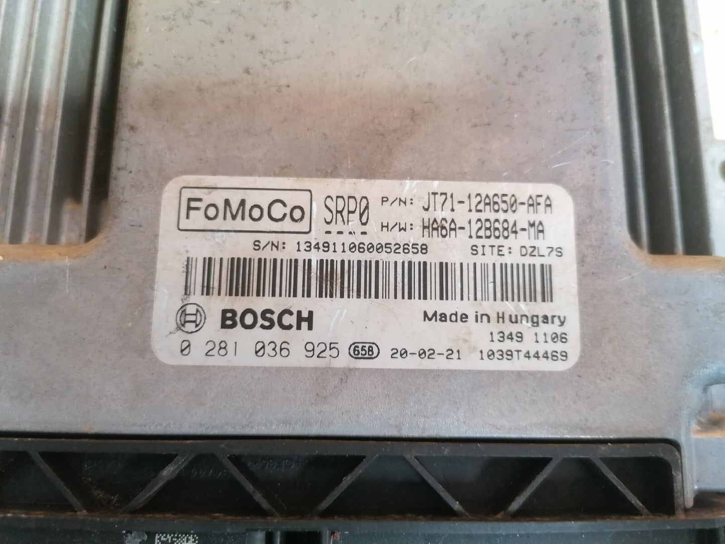 2020 FORD FIESTA MK8 1.5 TDCi ENGINE ECU HA6A-12B684-MA X00 - Image 12