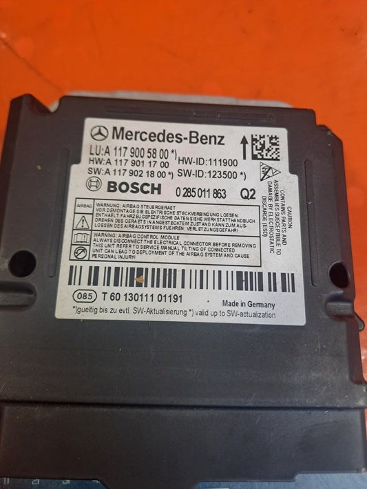 ✅Mercedes W176 A180 1.5 Diesel 2013 AIRBAG CONTROL MODULE A1179005800 Warranty - Image 2