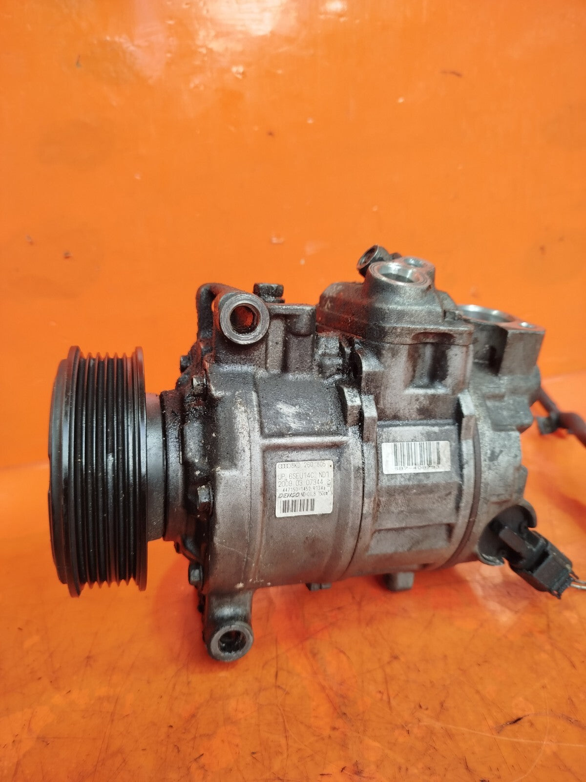 ✅AUDI A5 S LINE CABRIO 2.0 PETROL 2009 AIR CON COMPRESSOR PUMP 8KD260805 A234 - Image 3