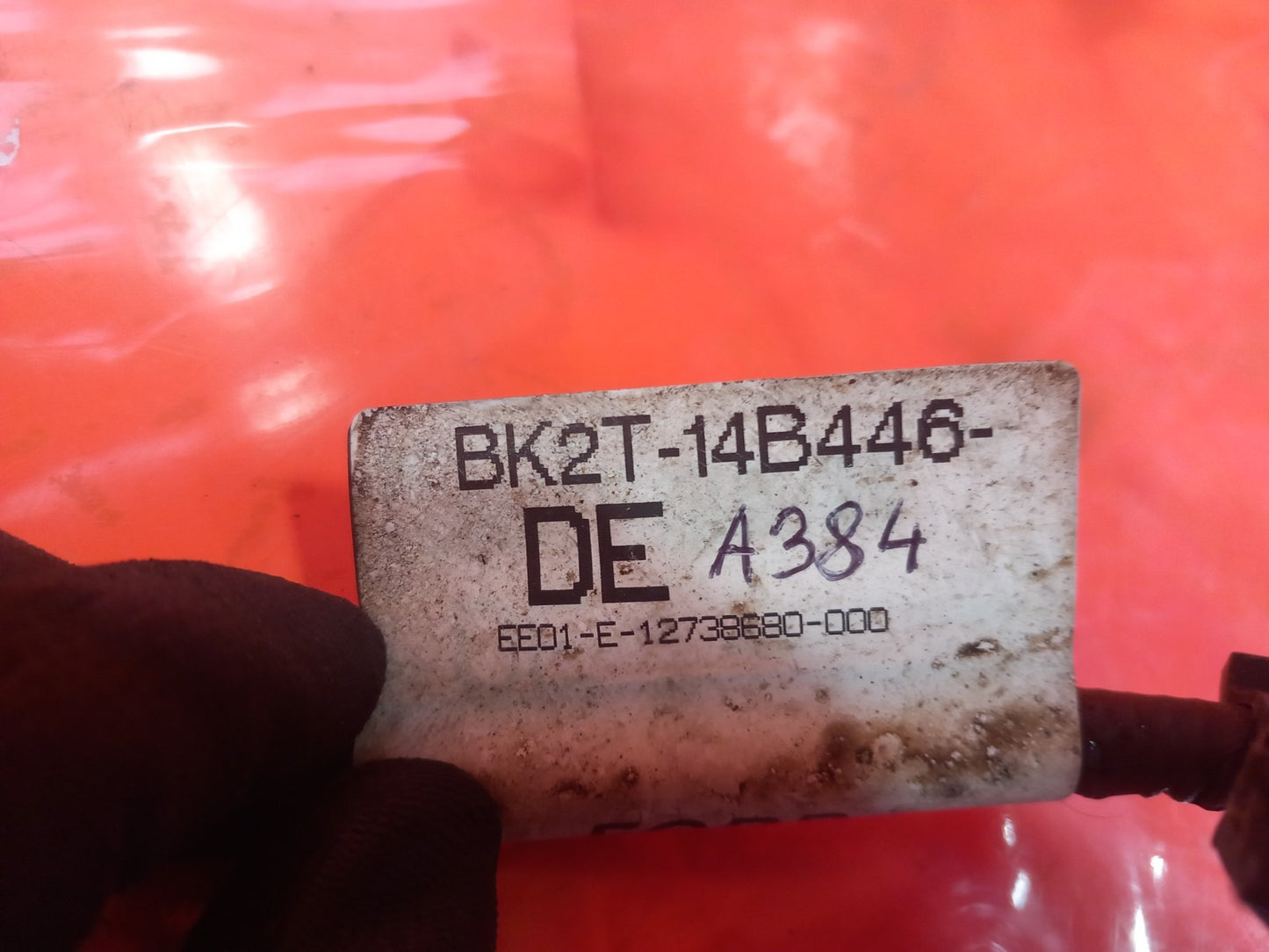 ✅2014 Ford Transit Custom Front Slam Panel Catch Wiring Loom BK2T-14B446-DE A384 - Image 12