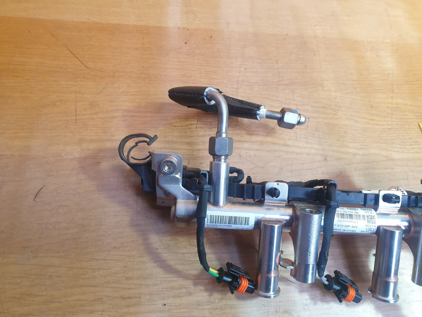 ✅2022 RANGE ROVER EVOQUE L551 1.5P FUEL INJECTION RAIL J3P39G774AB + WARRANTY - Image 3