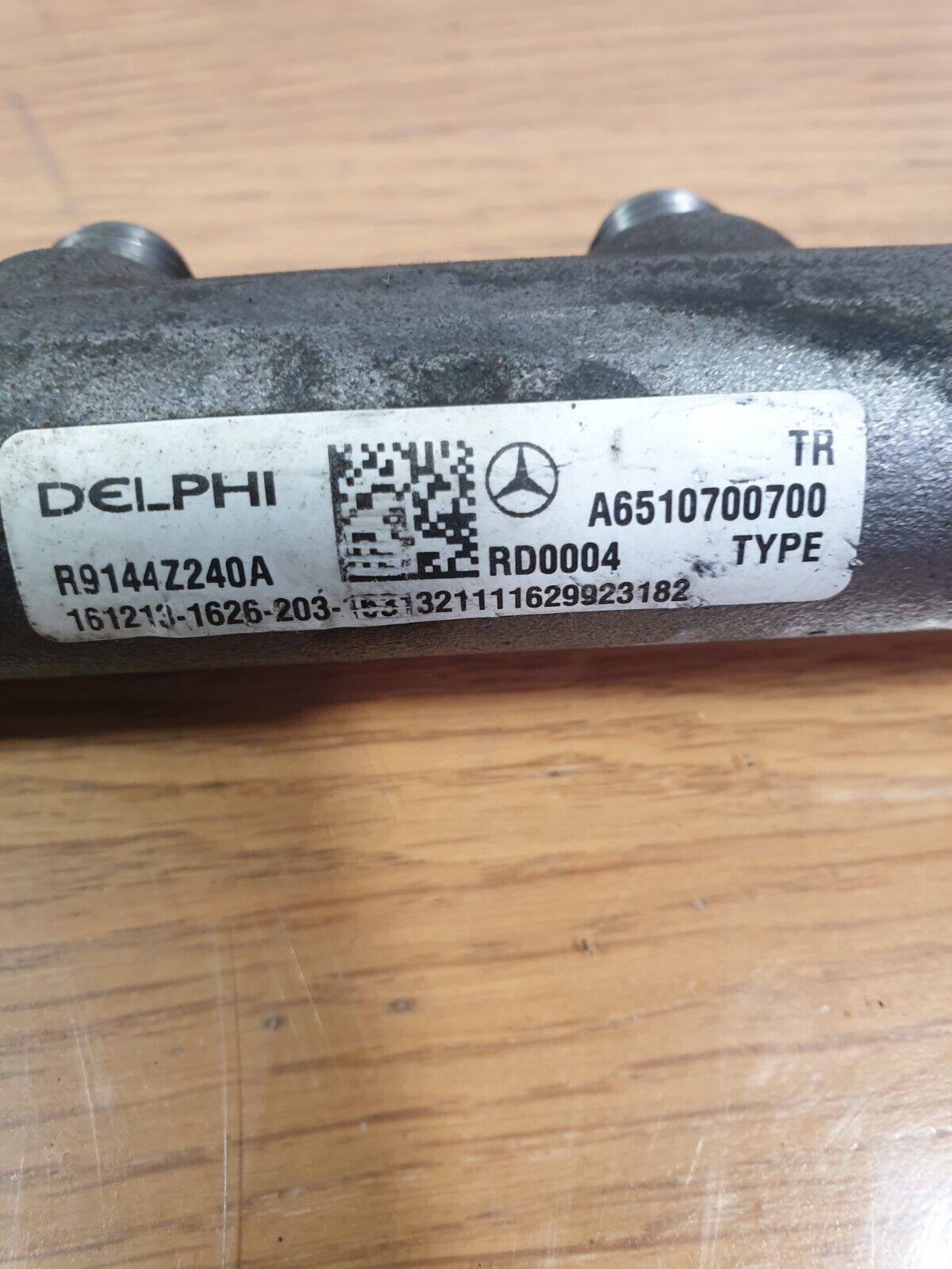 2015 MERCEDES A CLASS W176 AMG 2.1D FUEL INJECTOR RAIL A6510700700 A047