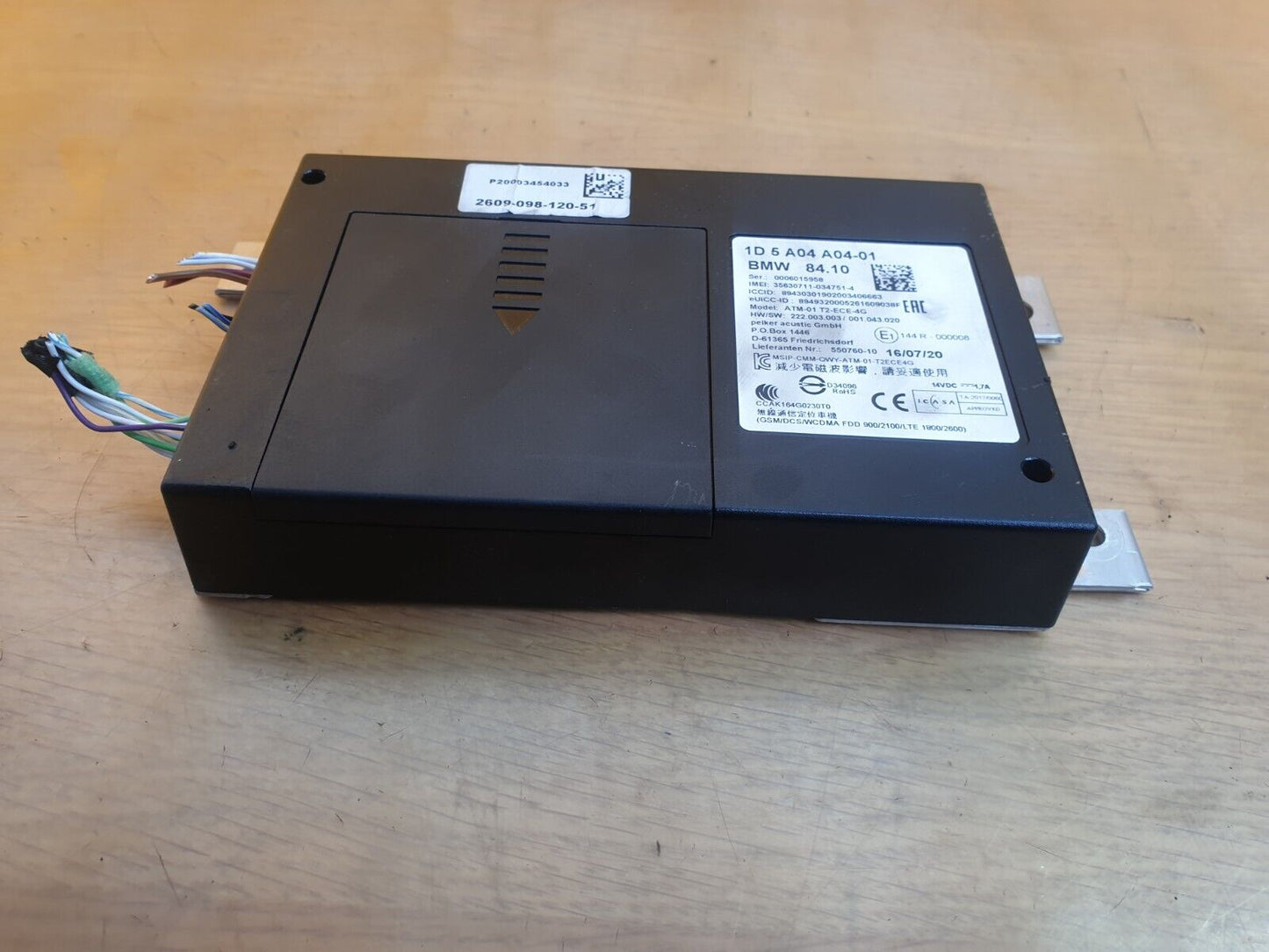 MINI COOPER 1.5 PETROL 2020 TELEMATICS BLUETOOTH CONTROL MODULE ECU 5A04A04 A156