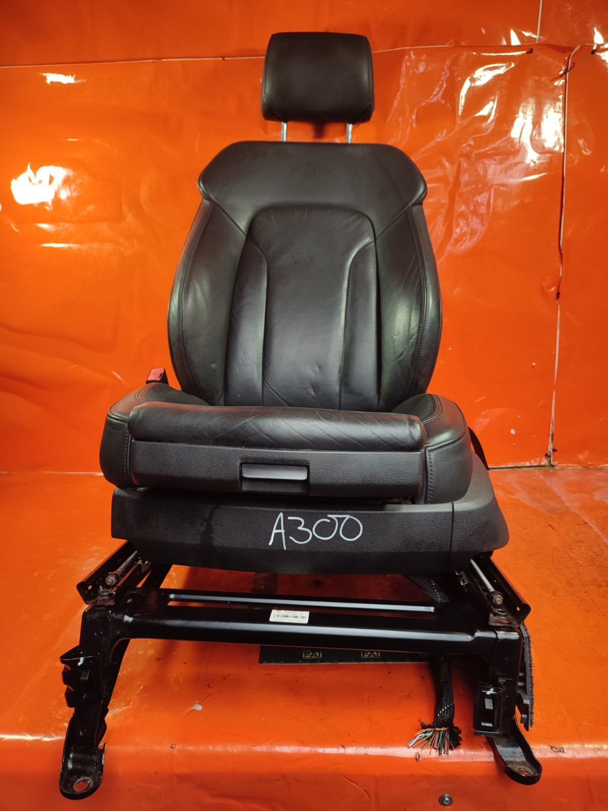 ✅AUDI Q7 S LINE 3.0 DIESEL 2009 FRONT LEFT LEATHER SEAT Warranty A300 - Image 1