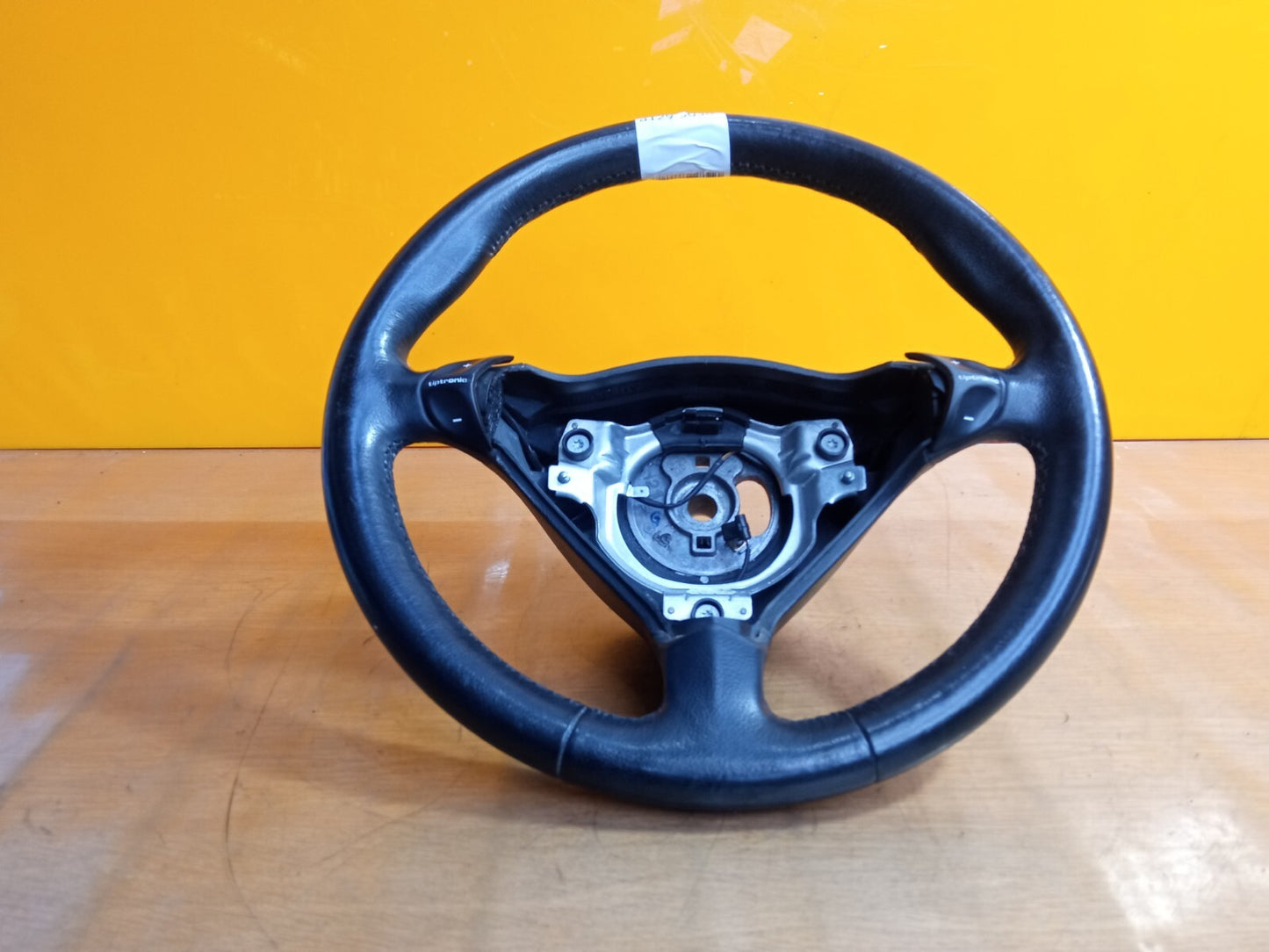 ✅PORSCHE BOXSTER 986 2.7 PETROL 2002 LEATHER STEERING WHEEL 99634780464 Warranty - Image 2