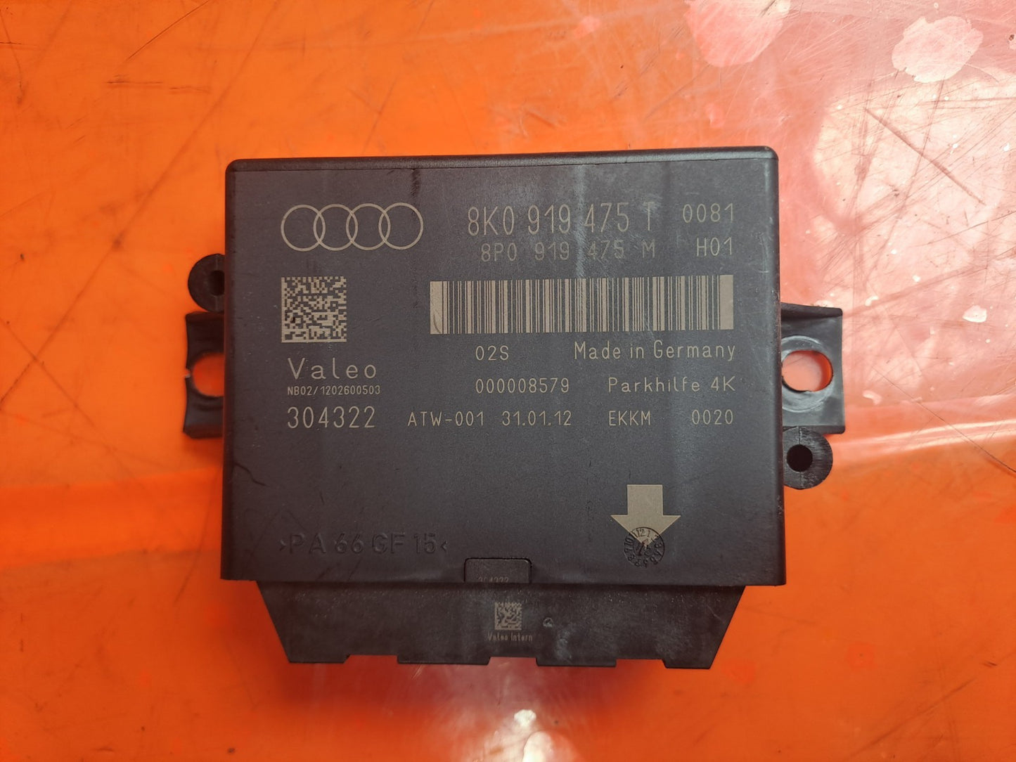 ✅Audi Q5 S Line 2012 2.0 Diesel PARKING DISTANCE CONTROL MODULE 8K0919475T A291 - Image 1