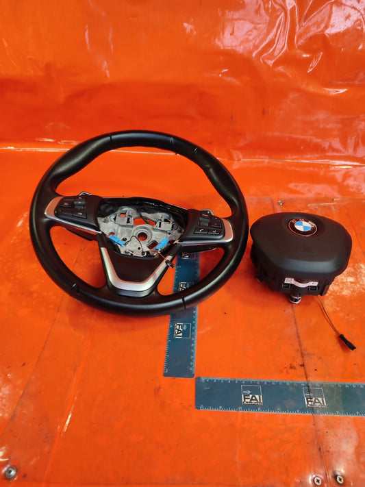✅BMW X1 F48 2.0 PETROL 2018 MULTIFUNCTION STEERING WHEEL WITH PADDLE SHIFT A303 - Image 2