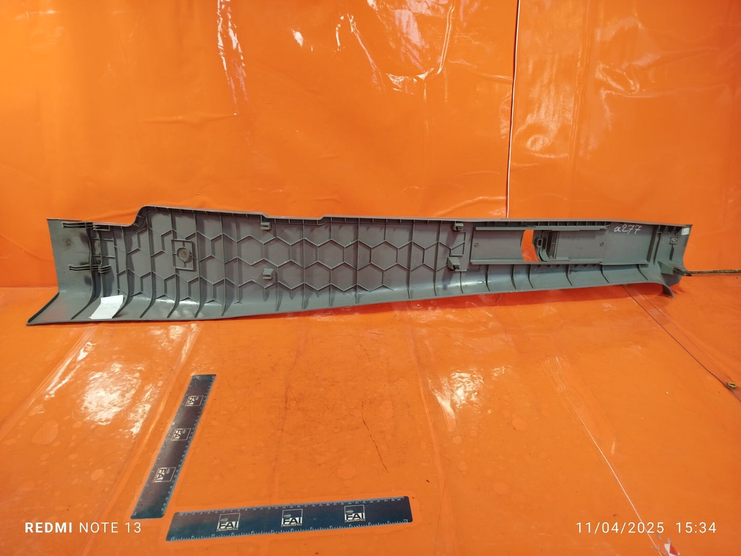 ✅VW CRAFTER CR35 2.0 DIESEL 2017 RIGHT SIDE B-PILLAR COVER TRIM A9066900107 A277 - Image 12