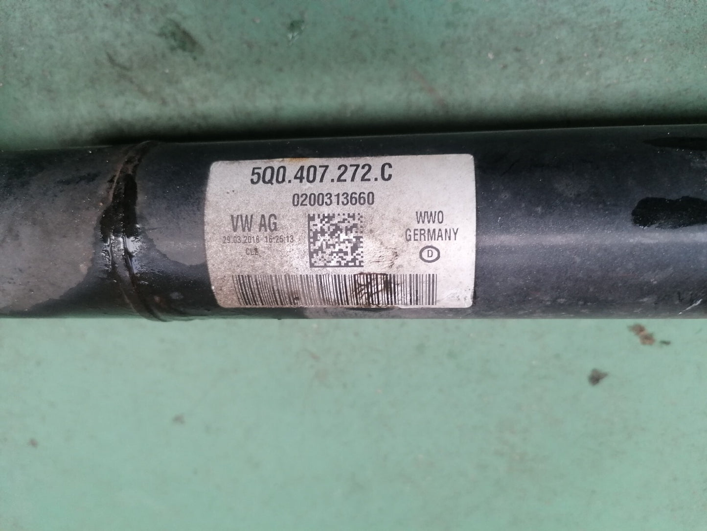SKODA Seat VW Golf 1.4 1.2P 2016 DRIVESHAFT RIGHT SIDE 5Q0407272C - Image 9