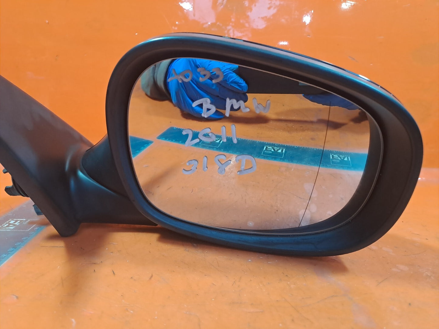 ✅ BMW E91 318D 2.0 DIESEL 2011 FRONT RIGHT WING MIRROR BLACK + WARRANTY A033 - Image 2