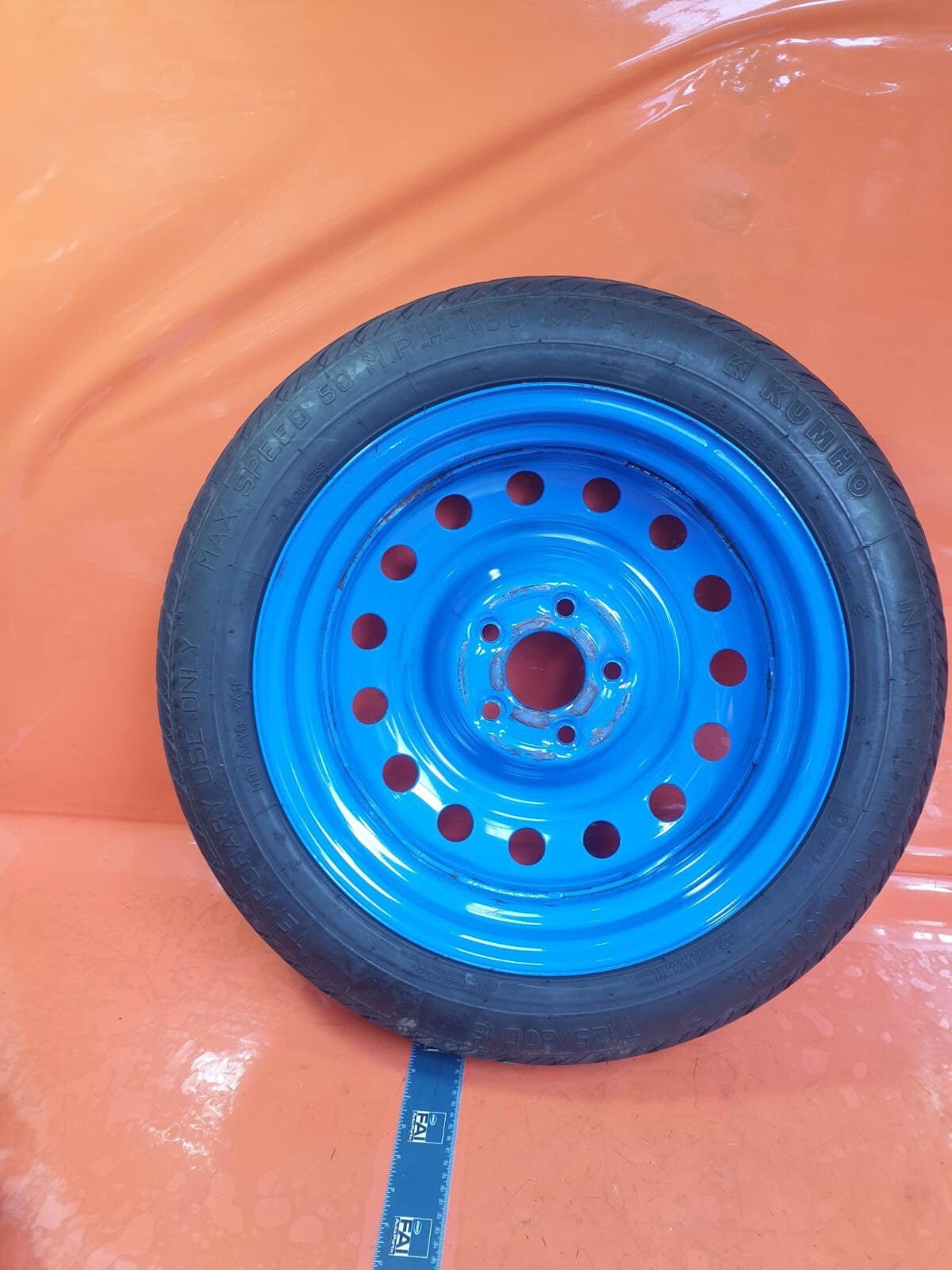 SSANGYONG TIVOLI ELX 1.6 PETROL 2015 SPACE SAVER SPARE WHEEL KIT T125/80 D16 - Image 2