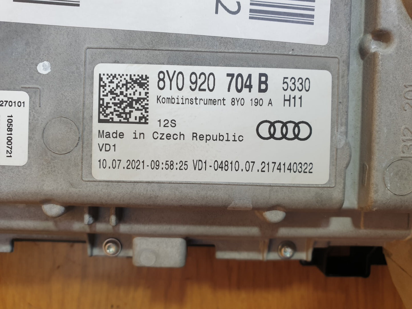 ✅AUDI A3 S LINE 1.4 PETROL HYBRID 2021 SPEEDOMETER INSTRUMENT CLUSTER 8Y0920704B - Image 12