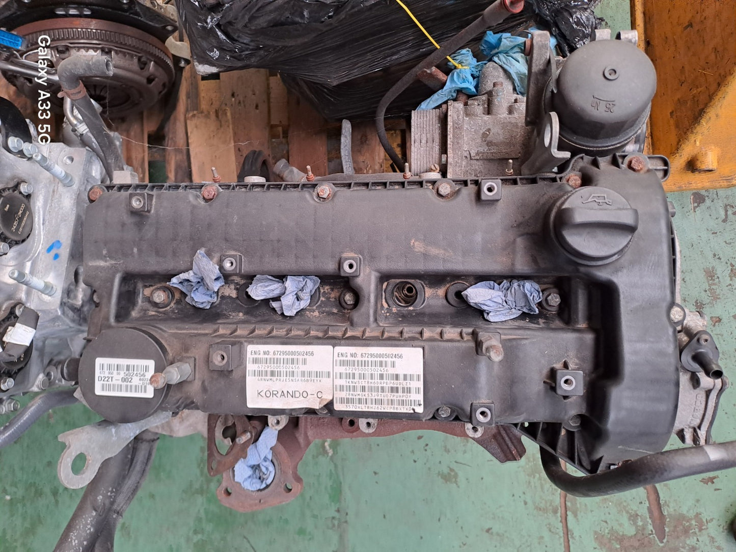 ✅SSANGYONG KORANDO 2.2 DIESEL 2016 BARE ENGINE 672.950 D22T-002 A6712300365 A088 - Image 2