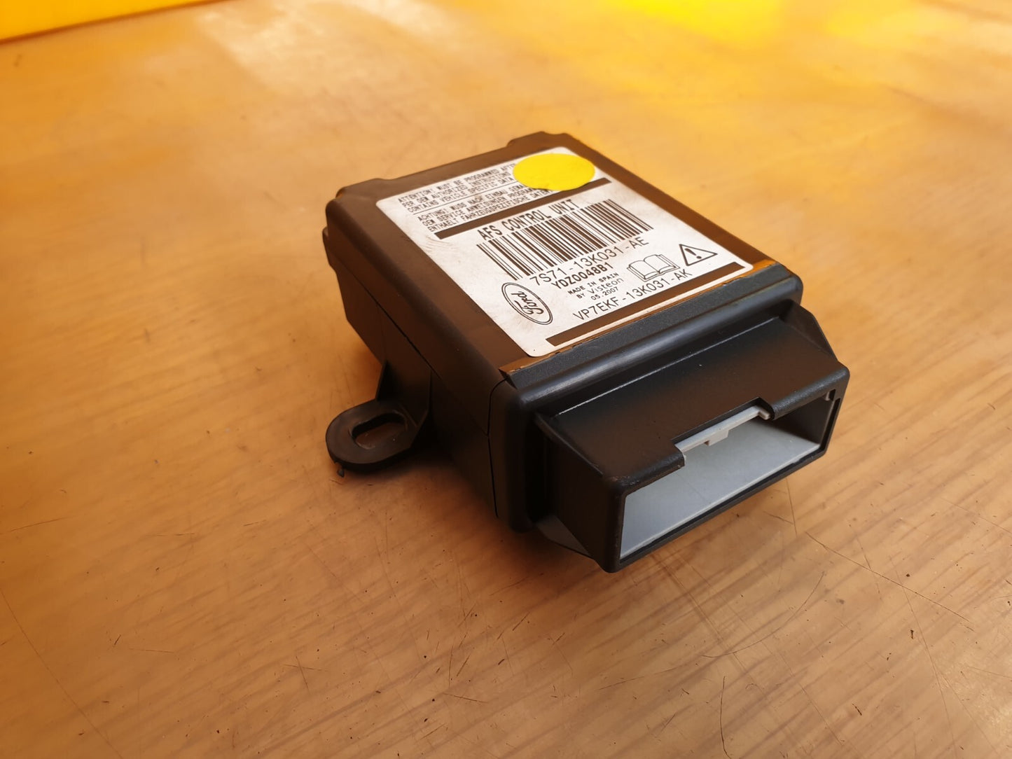 ✅2007 FORD MONDEO MK4 2.5P HEADLIGHT CONTROL MODULE ECU 7S71-13K031-AE +WARRANTY - Image 2
