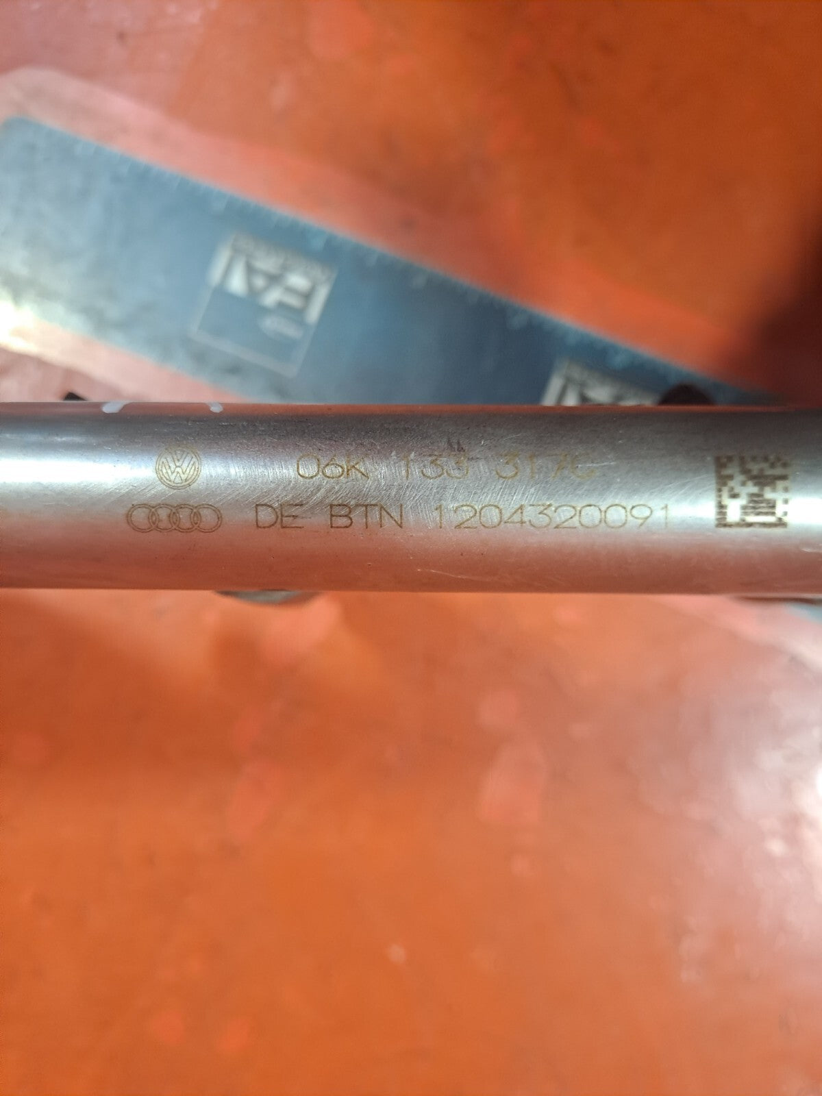 ✅AUDI A5 1.8 PETROL 2012 FUEL RAIL WITH INJECTORS 06K133317C Warranty A222 - Image 12