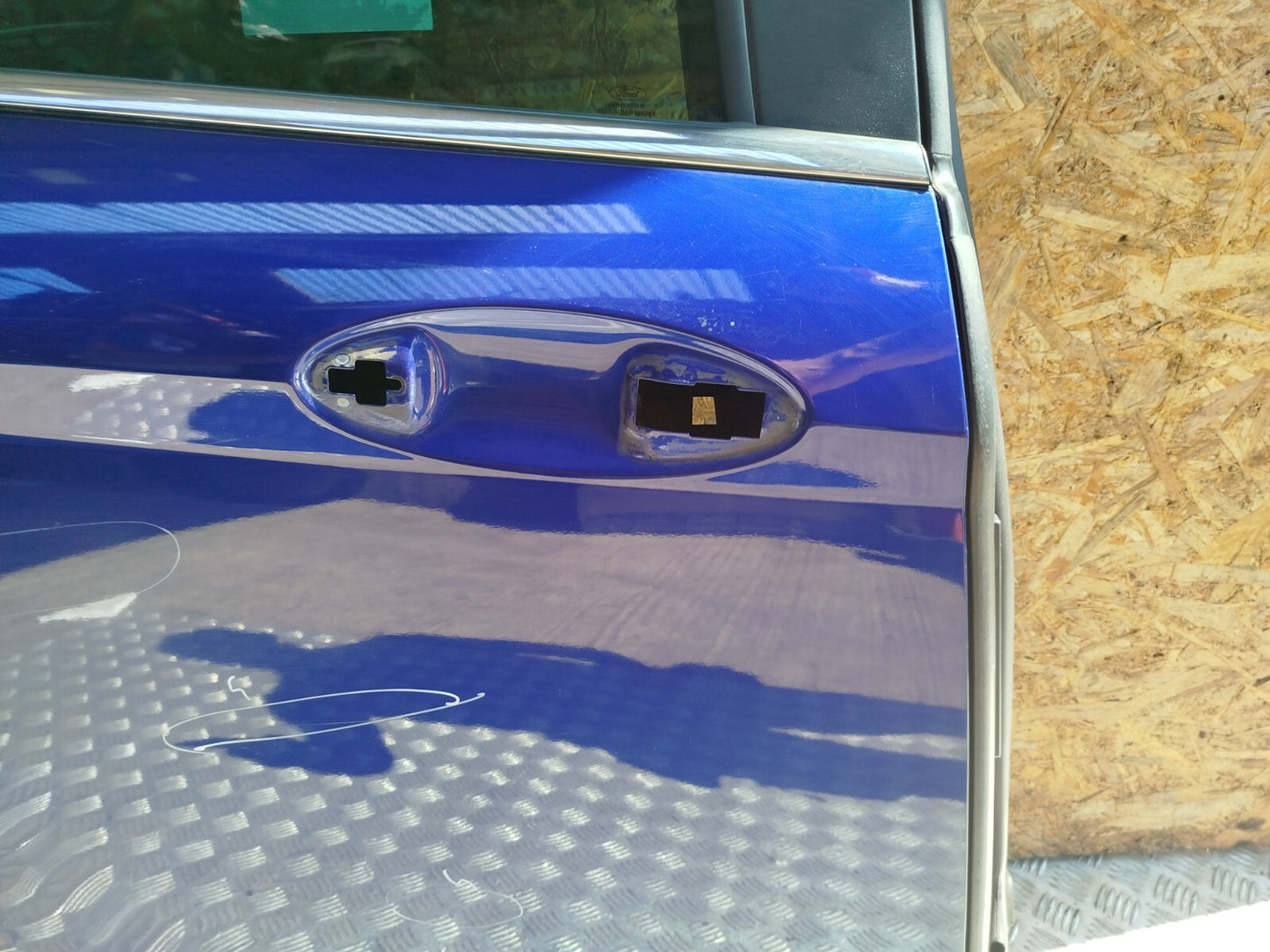 ✅FORD B-MAX TITANIUM 1.0 PETROL 2014 REAR RIGHT SLIDING DOOR BARE BLUE Scratches - Image 8