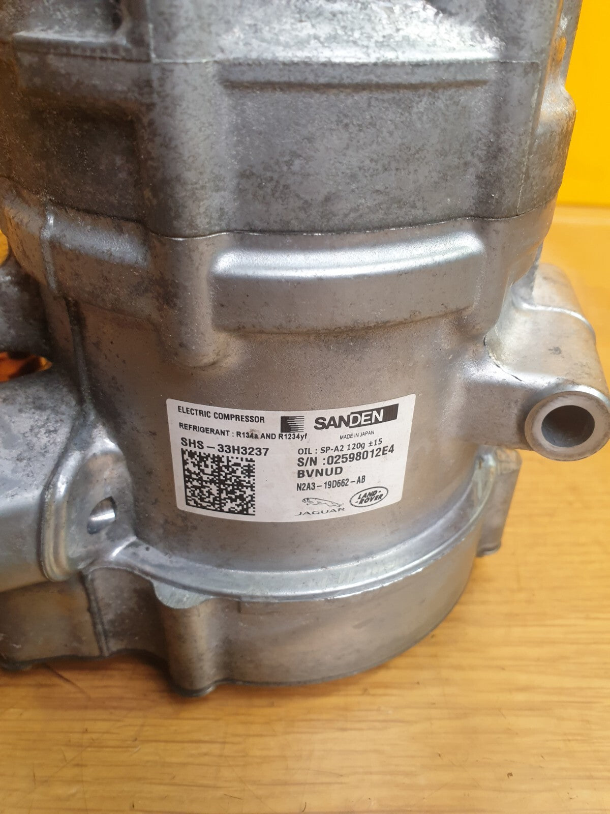 ✅2022 RANGE ROVER EVOQUE L551 1.5P AIR CON A/C COMPRESSOR PUMP N2A319D662AB A169 - Image 11