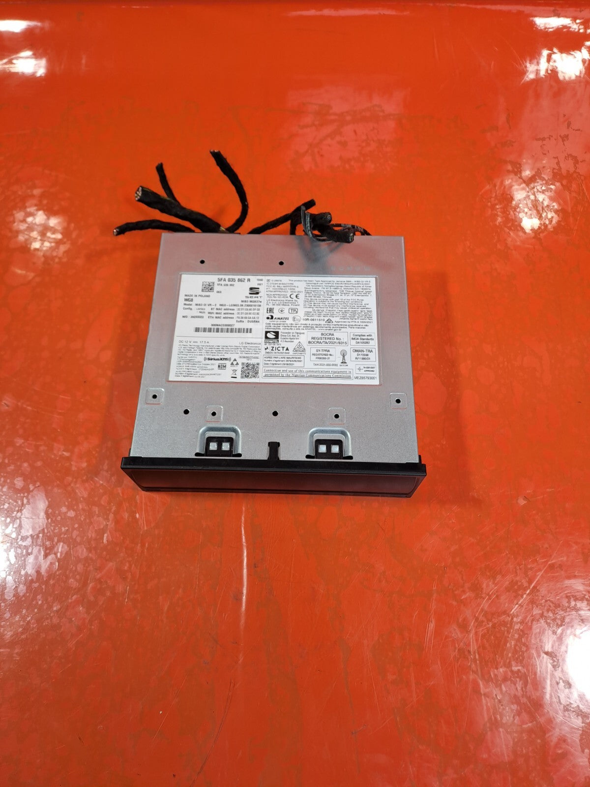 2023 CUPRA LEON VZ2 1.4P SAT NAV HEAD UNIT 5FA035862R + WARRANTY A227 - Image 1