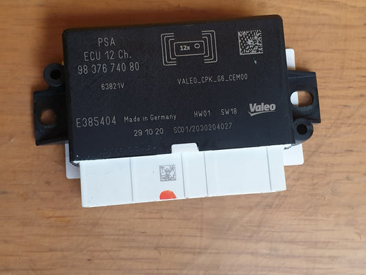 ✅PEUGEOT 2008 MK2 GT EV ELECTRIC 2020 PARKING DISTANCE CONTROL MODULE 9837674080 - Image 2