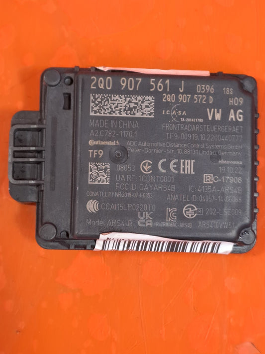 VW TAIGO LIFE 1.0 PETROL 2023 RADAR DISTANCE CONTROL MODULE 2Q0907561J Warranty - Image 1