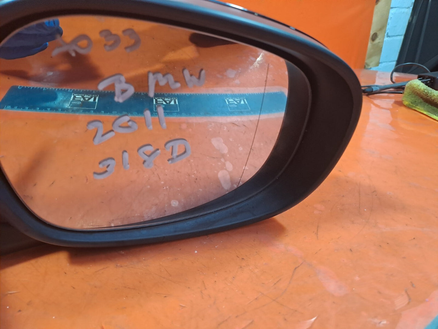 ✅ BMW E91 318D 2.0 DIESEL 2011 FRONT RIGHT WING MIRROR BLACK + WARRANTY A033 - Image 3