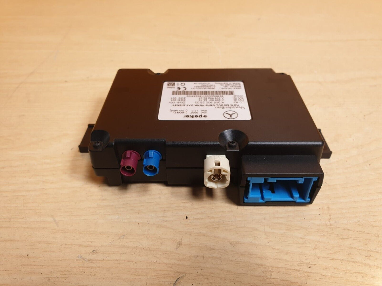 2015 MERCEDES C200 W205 2.0 PETROL COMMUNICATION CONTROL MODULE A2059002522 A048