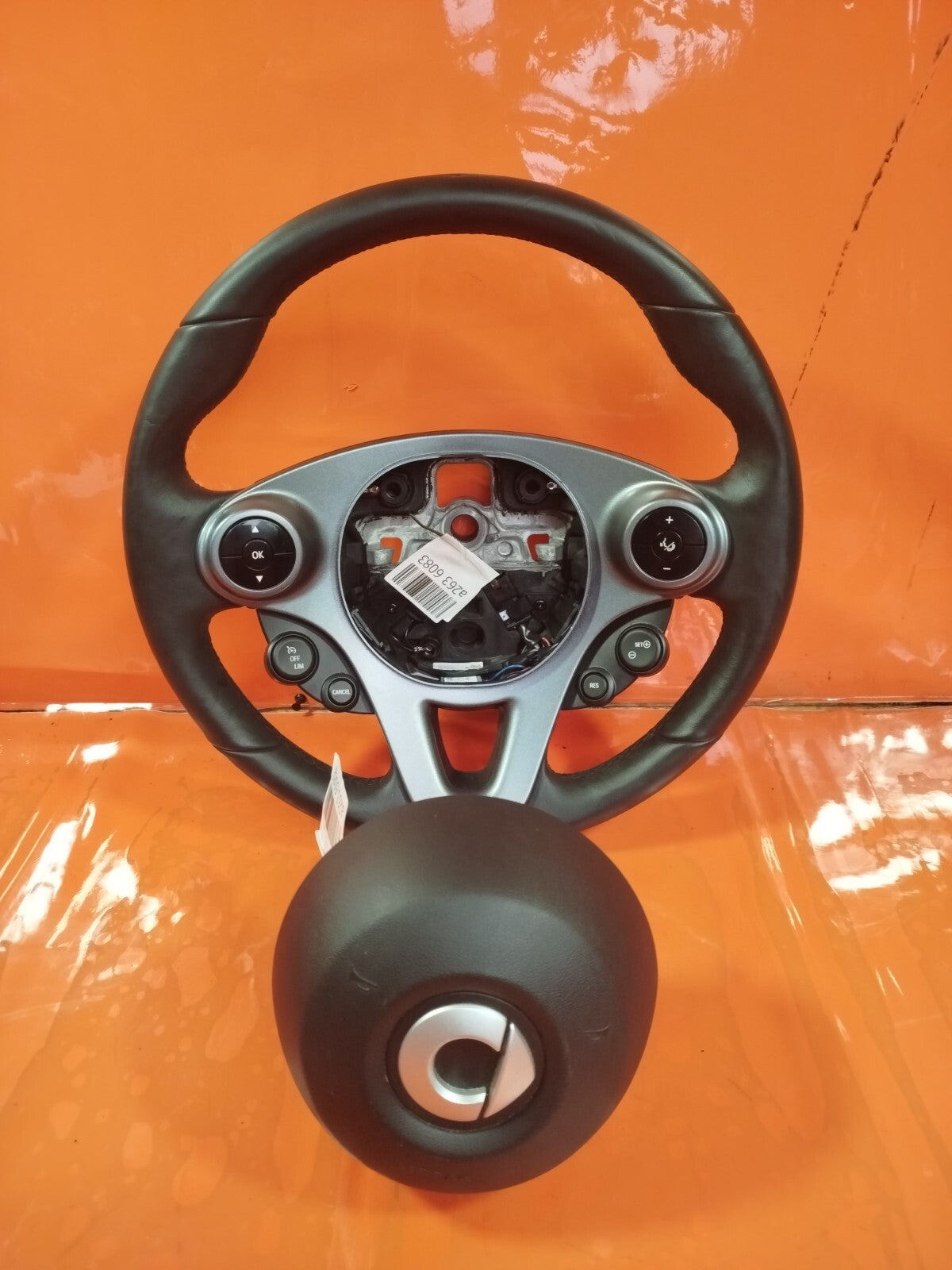 ✅SMART EQ FORFOUR 2020 MULTIFUNCTION LEATHER STEERING WHEEL Warranty A263 - Image 4
