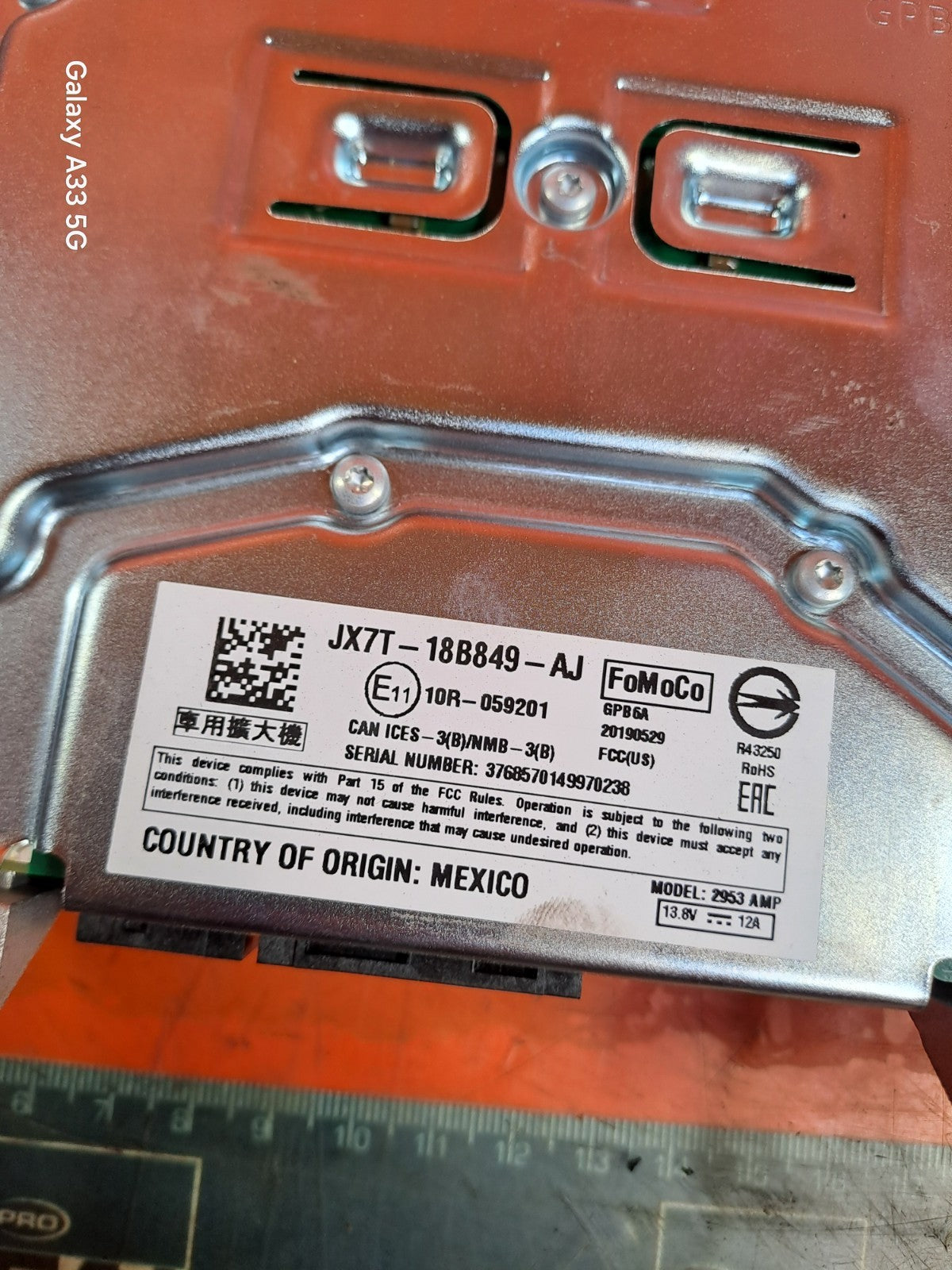 ✅FORD FOCUS ST 2.3 PETROL 2020 STEREO AMPLIFIER JX7T18B849AJ Warranty A264 - Image 12