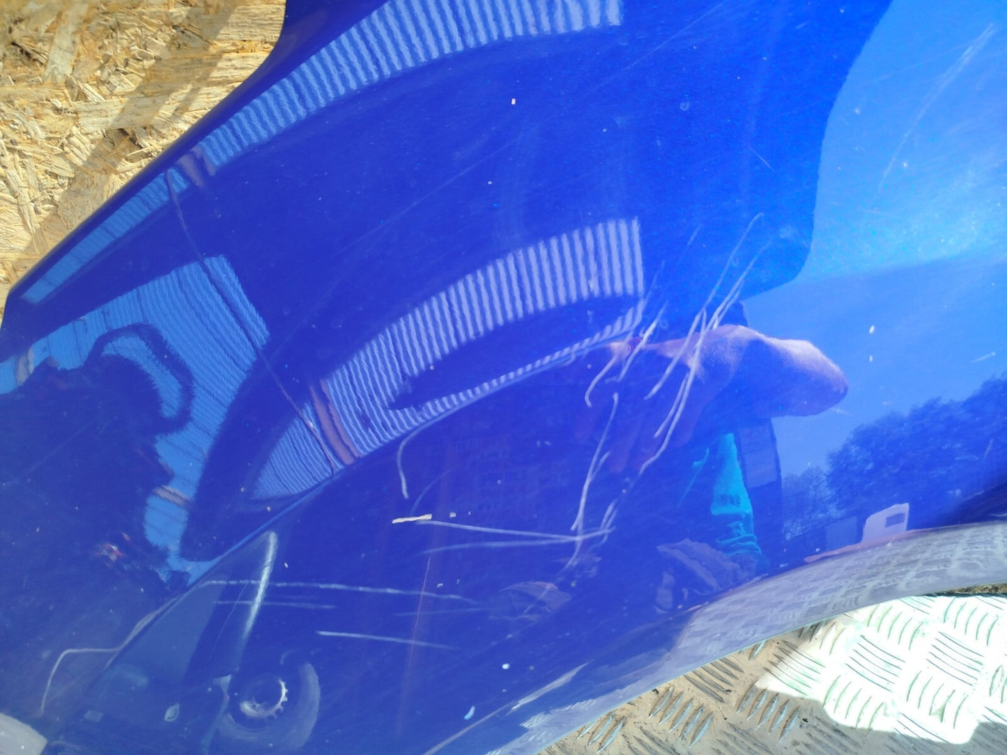 ✅FORD B-MAX TITANIUM 1.0 PETROL 2014 FRONT LEFT WING PANEL BLUE Scratches A285 - Image 5