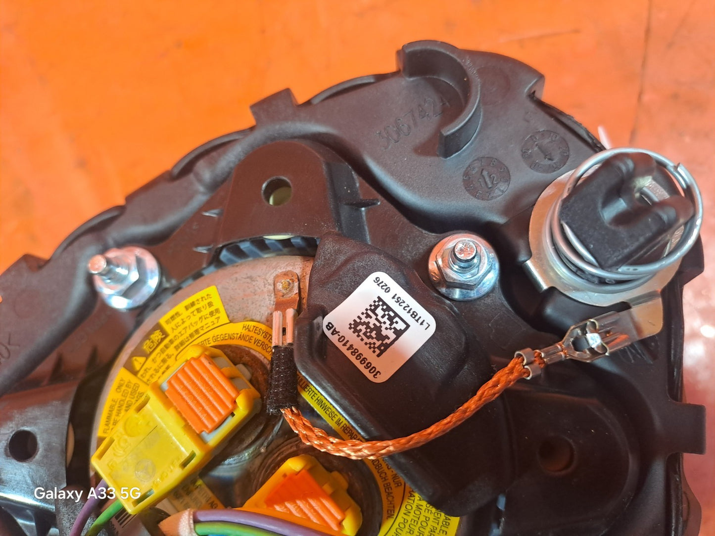 ✅2012 MERCEDES B CLASS W246 STEERING WHEEL ABAG 2188603402 + WARRANTY A299 - Image 12