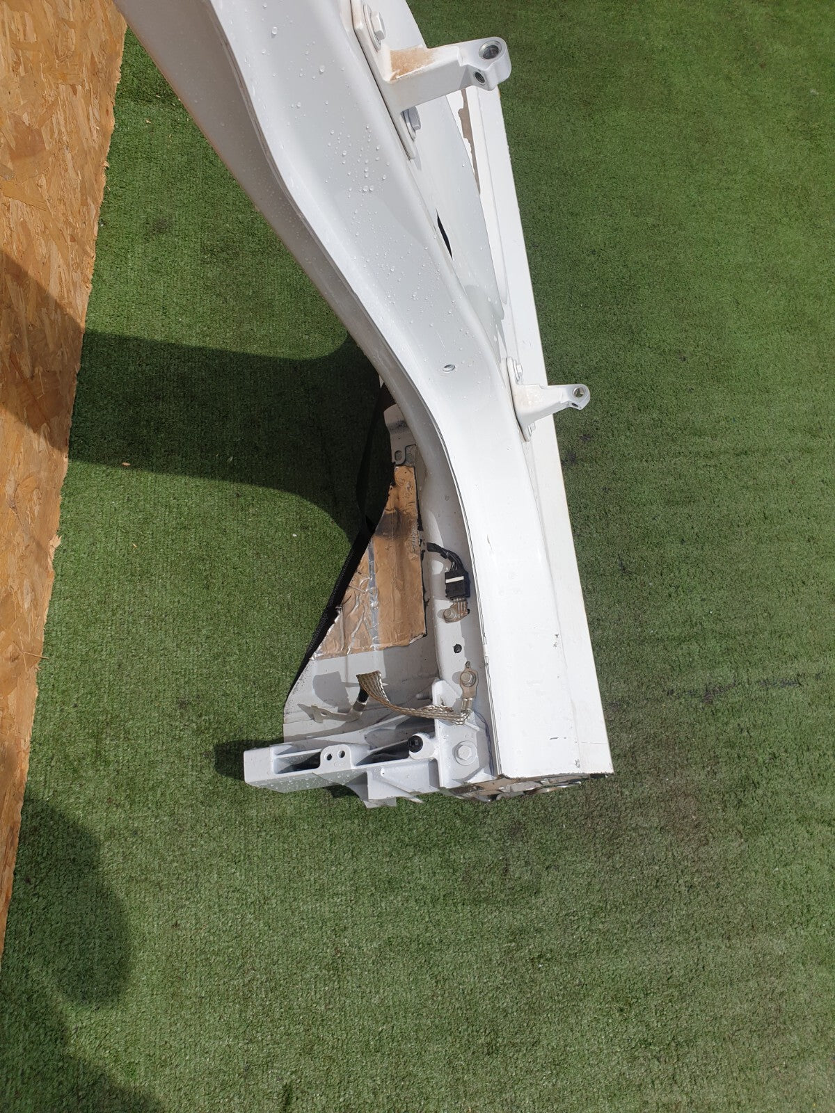 ✅2022 TESLA MODEL Y RIGHT SIDE B PILLAR SILL CUT WHITE + WARRANTY A172 - Image 10