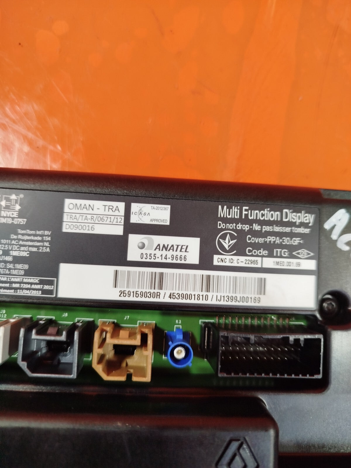 ✅SMART EQ FORFOUR 2020 SAT NAV DISPLAY SCREEN 259159030R Warranty A263 - Image 6