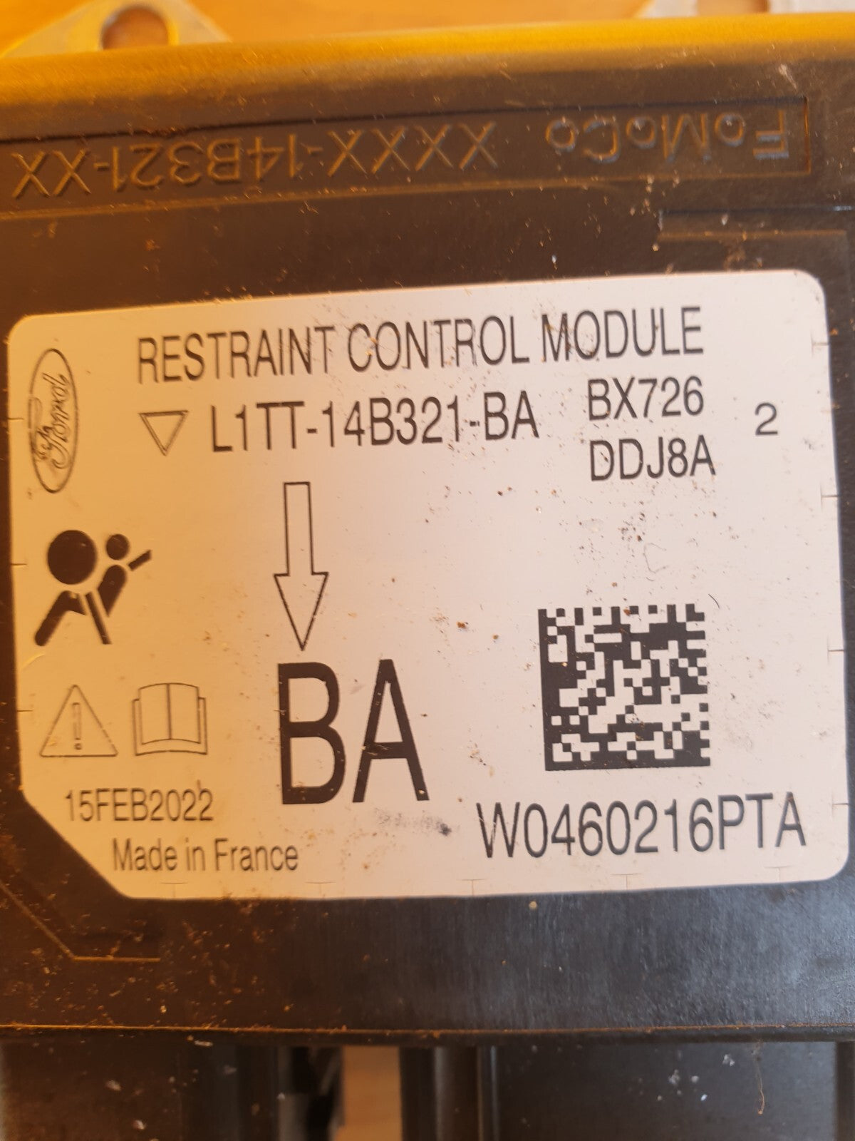 ✅FORD PUMA ST-LINE 1.0 PETROL 2022 AIRBAG CONTROL MODULE L1TT14B321BA Warranty - Image 3