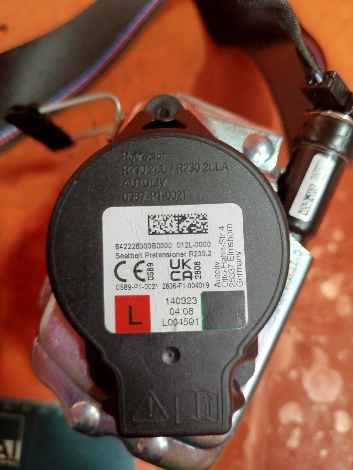 ✅2023 BMW 2 SERIES M SPORT F44 FRONT LEFT SEAT BELT 8076555 + WARRANTY A293 - Image 12