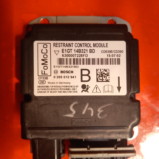 2019 Ford Galaxy MK3 Zetec Abag Control Module E1GT-14B321-BD Warranty A345 - Image 2